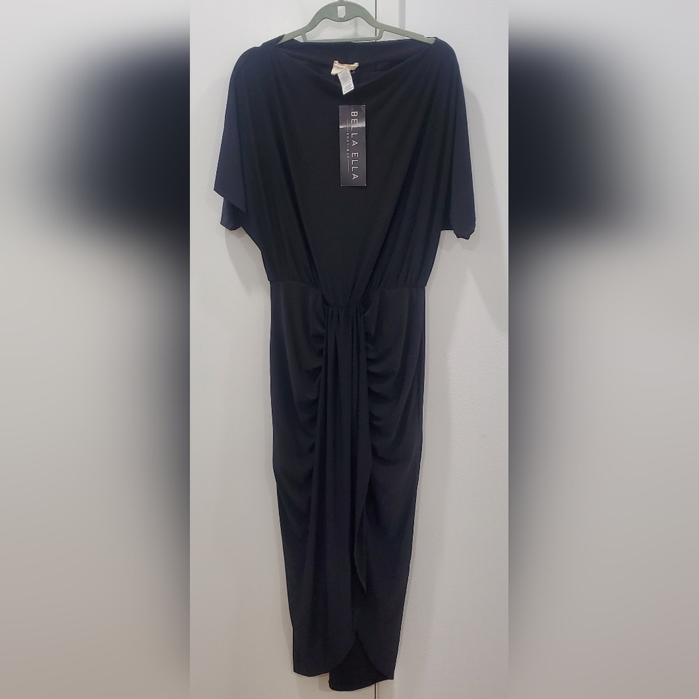 Bella Luxx Midnight Draped Dress